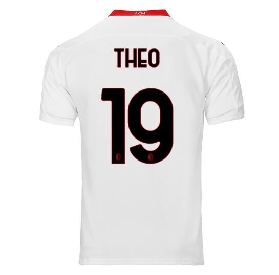 AC Milan Away Kit Soccer Jersey THEO #19 2020/21